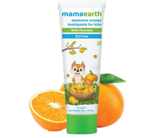 Orange Toothpaste For Kids